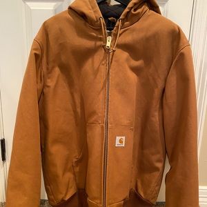 Carhartt Men’s Quilted Flannel Lined Duck Jacket